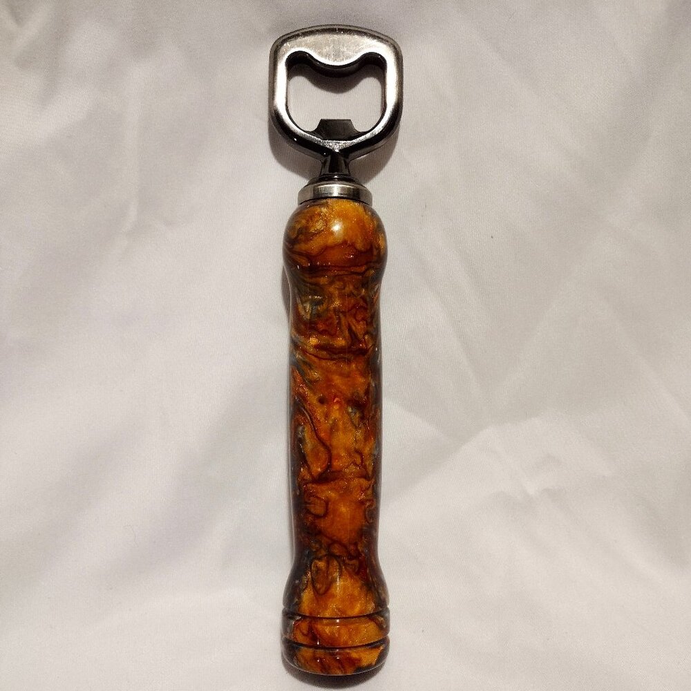 Sturdy Glitter Resin Handle Bottle Opener